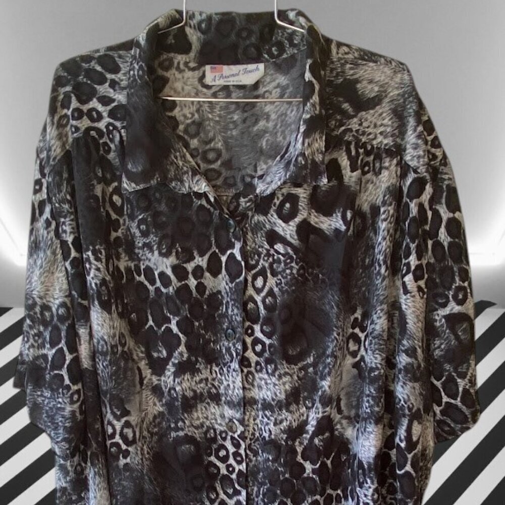 A Personal Touch Women's Button Down Top - Plus Size